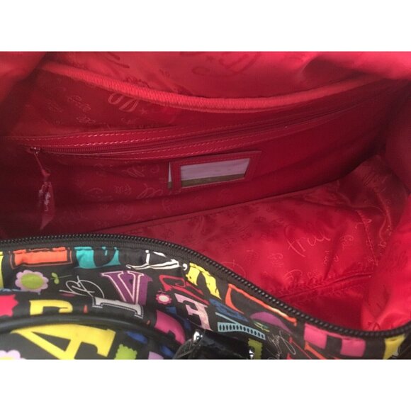 Vera Bradley Rolling From A To Vera Duffel Carry On Travel Luggage‎ Suitcase - Picture 2 of 11